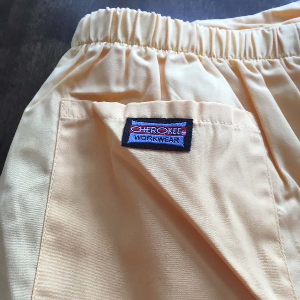 Yellow Cherokee Scrub Pants